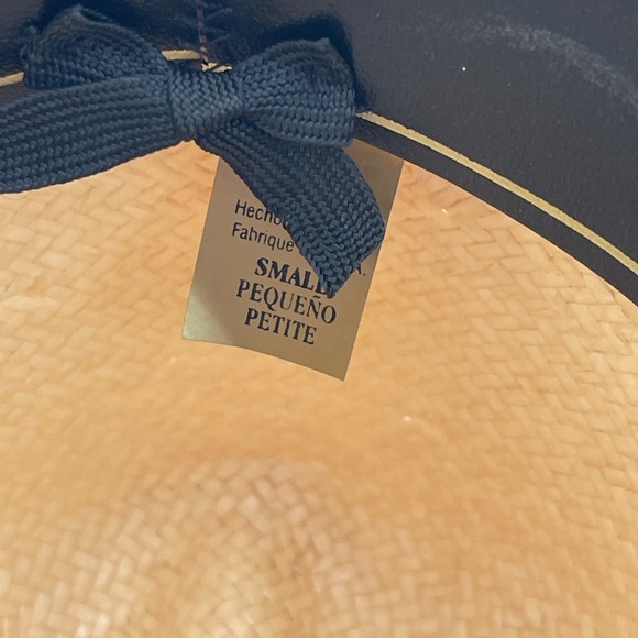 Riverbend Bangora Straw Cattlemen Tan Western Style Hat Size Small - Picture 6 of 8